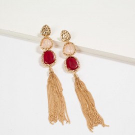 Aretes Colgantes Largos CASUAL-JoyeriasyMas-Aretes Colgantes Largos CASUAL