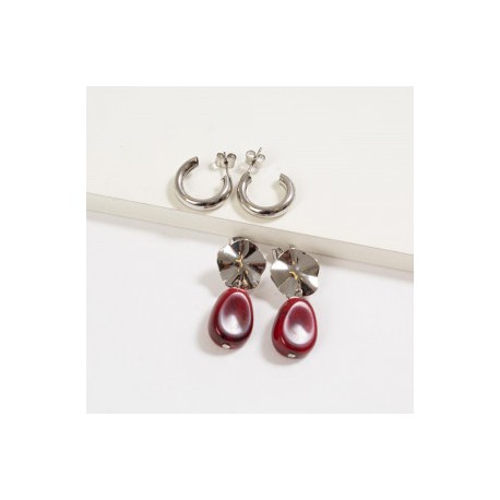 Set de Aretes CASUAL-JoyeriasyMas-Set de Aretes CASUAL