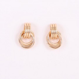 Aretes Colgantes Cortos OFFICE-JoyeriasyMas-Aretes Colgantes Cortos OFFICE